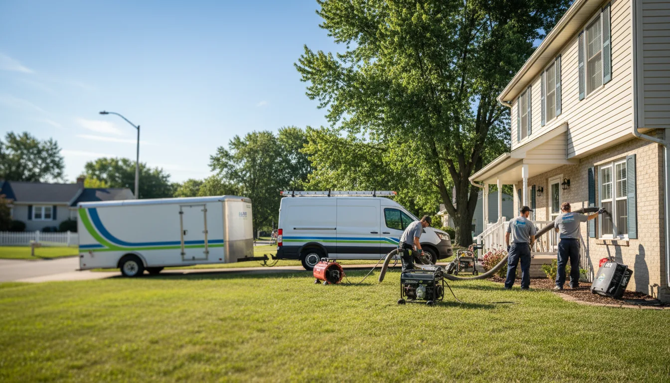 Flooded Basement Restoration And Cleanup With Repair in Golden Eagle, IL near me